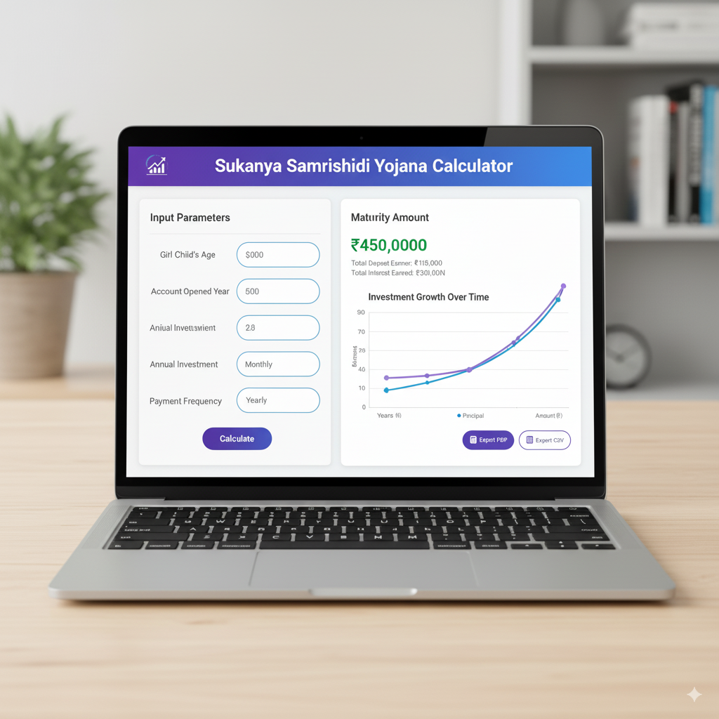 Sukanya Samriddhi Yojana Calculator